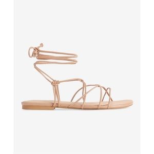 EXPRESS Lace-Up Strappy Sandals